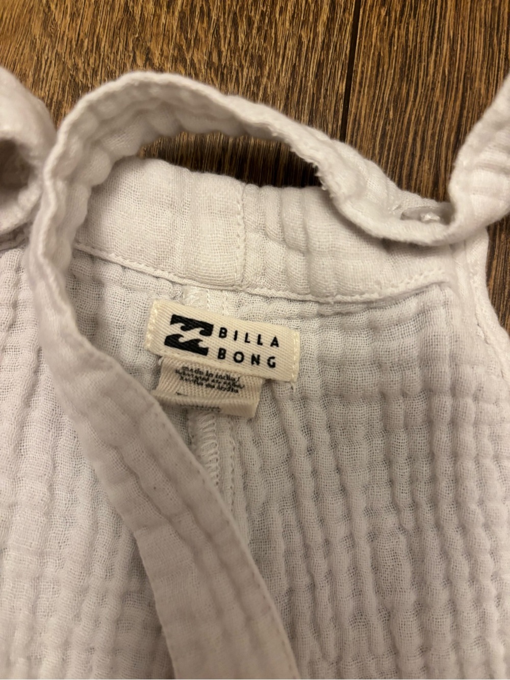 Billabong Beach Crush Short Overalls. Size XS - Picture 5 of 5